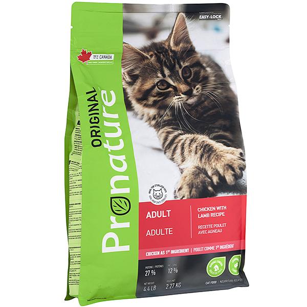 Pronature Original Cat Adult Lamb & Chiсken ЯГНЕНОК и КУРИЦА корм для кошек 20 кг (24007)
